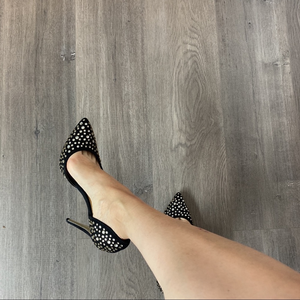 Rhinestone Pumps